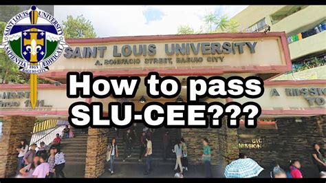 SLU CEE, TIPS/REVIEWER : r/SLUBaguio .